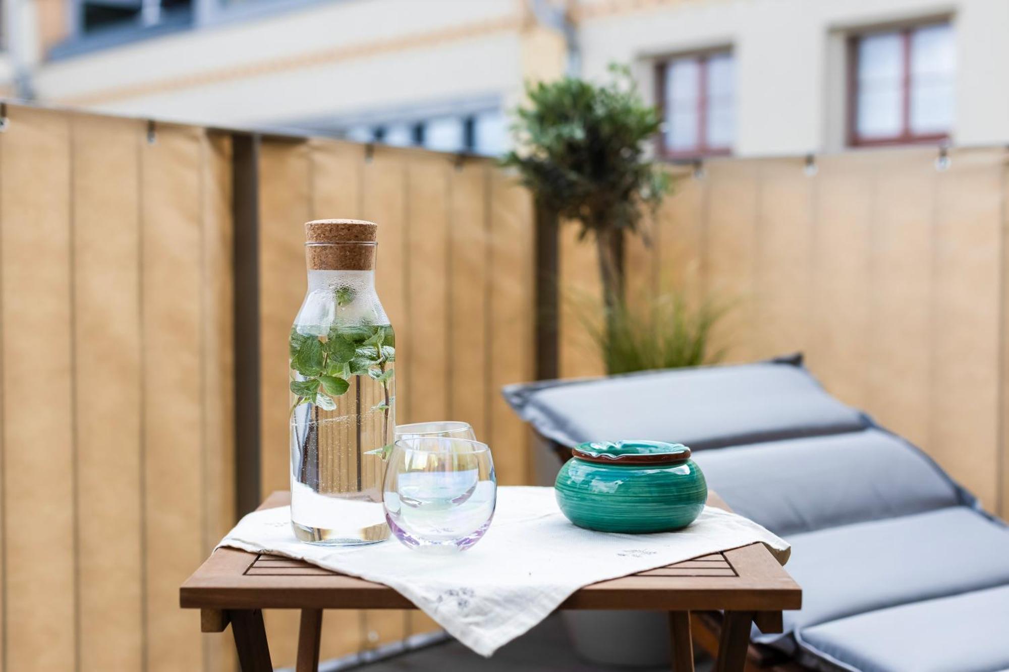 Mayhome - Das Strandloft Schoenes Studioapartment Mit Balkon, Kueche Und Tiefgarage - Sauna Und Fitness Direkt Nebenan Κέμνιτς Εξωτερικό φωτογραφία
